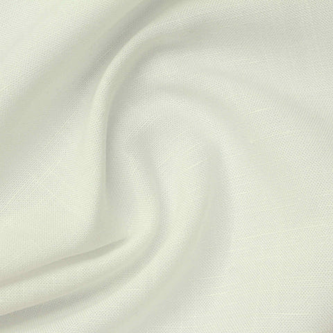 Tencel Lyocell Linen Woven Fabric, 180 gsm, 150 cm — White