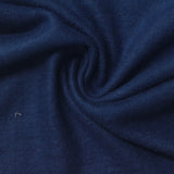 Brushed Viscose Stretch Chunky Knit Fabric, 210 gsm, 185 cm — Navy — photo 2