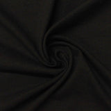 Polyester Cotton Jersey Knit Fabric, 140 gsm — Black — photo 2