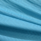 Blue Zigzag Jacquard, Polyester — photo 2