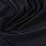 Polyester Stretch Warp Knit Fabric, 120 gsm, 160 cm — Black — photo 2