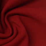 Cotton Polyester French Terry Fabric, 450 gsm, 175 cm — Red — photo 2