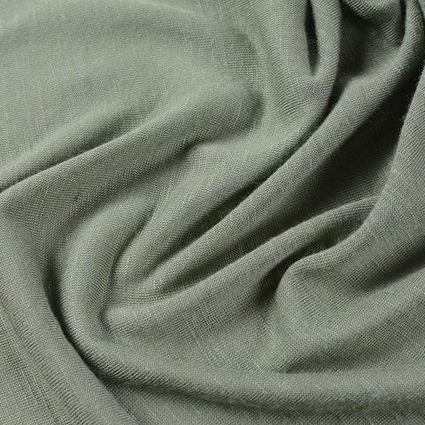 Slub Polyester Viscose Jersey Knit Fabric, 140 gsm, 160 cm — Grey