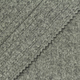 Grey Marl Rib Knit, Poly-Viscose — photo 2