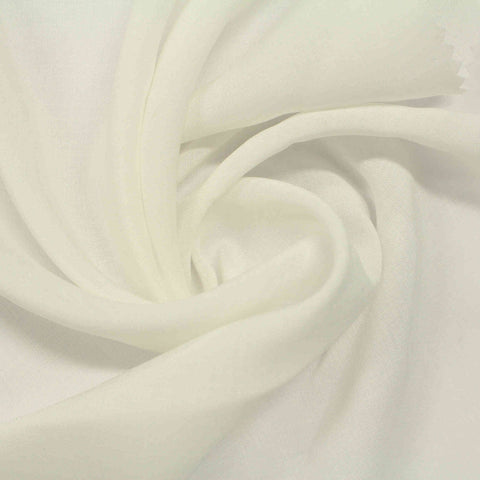 100% Viscose Woven Fabric, 81 gsm, 140 cm — White