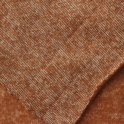 Brown Marl Jersey Knit, Viscose-Poly, 160 gsm, 130 cm
