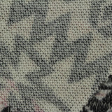 Black Houndstooth Chunky Knit, Poly-Viscose — photo 2