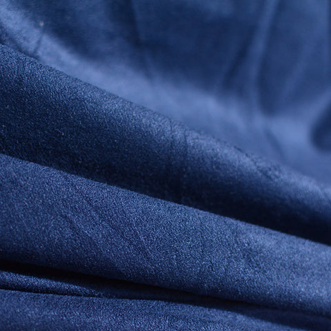 100% Polyester Faux Suede Fabric, 150 gsm, 150 cm — Navy