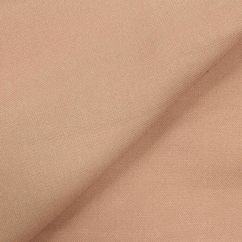 100% Polyester Linen-Look Fabric, 143 gsm — Beige