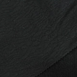 Black Tone-on-Tone Interlock Knit, Polyester — photo 2