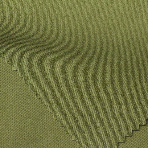 Cotton Polyester Stretch Sateen Fabric, 270 gsm, 123 cm — Green