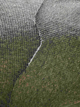 Green Abstract Rib Knit, Poly-Cotton — photo 2