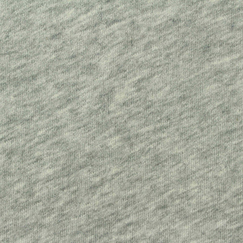 Light Grey Marl French Terry, Cotton-Poly, 200 gsm