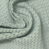 Polyester Stretch Chunky Knit Fabric, 220 gsm, 150 cm — Green — photo 2