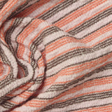 Pink Horizontal-Stripe Crepe, Poly-Cotton — photo 2