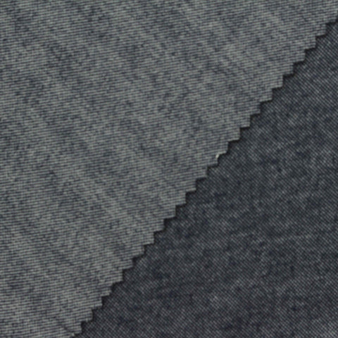 Dark Grey Marl Denim, Viscose-Poly