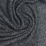 Dark Grey Marl Rib Knit, Viscose-Poly — photo 2