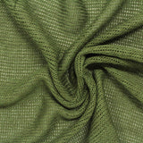 Viscose Polyester Stretch Chunky Knit Fabric, 153 gsm, 154 cm — Green — photo 2