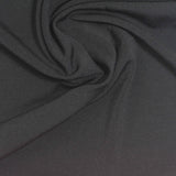 Polyester Stretch ITY Knit Fabric, 210 gsm, 155 cm — Black — photo 2