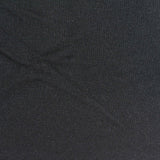 Modal Wool Stretch Rib Knit Fabric, 160 gsm, 150 cm — Black — photo 2