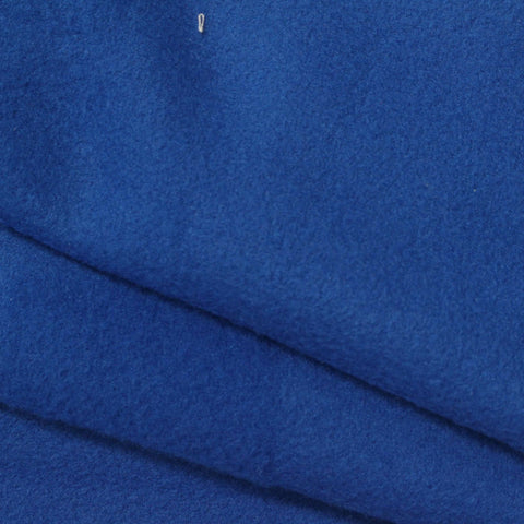 100% Polyester Fleece Fabric, 240 gsm, 153 cm — Blue