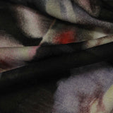 Red Abstract Jersey Knit, Tencel Lyocell — photo 2
