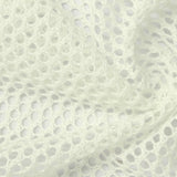 Jacquard 100% Polyester Pointelle Knit Fabric, 200 gsm, 160 cm — White — photo 2