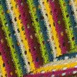 Lime Horizontal-Stripe Jacquard, Polyester — photo 2