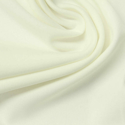 Nylon Viscose Stretch Ponte Knit Fabric, 240 gsm, 160 cm — Beige