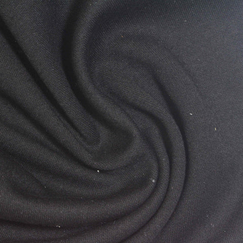 Cotton Polyester Scuba Knit Fabric, 280 gsm, 194 cm — Grey