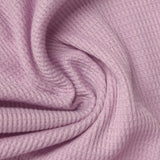 100% Polyester Waffle Knit Fabric, 220 gsm, 180 cm — Pink — photo 2
