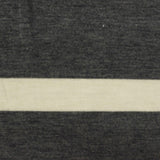 Dark Grey Stripes Jersey Knit, Poly-Viscose — photo 2