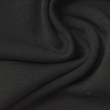Polyester Cotton Stretch Velvet Fabric, 350 gsm, 165 cm — Black — photo 2