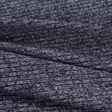 Navy Marl Rib Knit, Viscose-Poly — photo 2