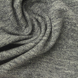 Grey Marl Interlock Knit, Cotton-Poly — photo 2