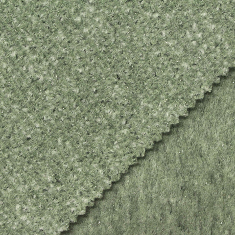 Green Marl Chunky Knit, Poly-Viscose, 390 gsm