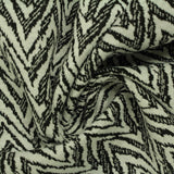 Black Zigzag Jacquard, Polyester — photo 2