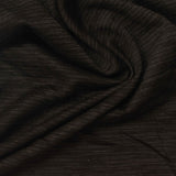 Dark Grey Heathered-Marl Jersey Knit, Polyester — photo 2