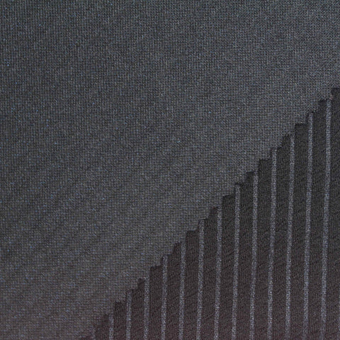 Nylon Stretch Interlock Knit Fabric, 205 gsm, 162 cm — Black