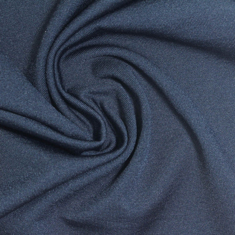 Dark Blue Heather Milk Silk Knit, Polyester