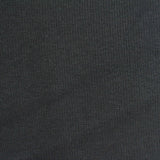 Cotton Polyester Stretch Rib Knit Fabric, 278 gsm, 118 cm — Black — photo 2