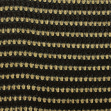 Dark Brown Stripes Chunky Knit, Polyester — photo 2
