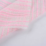 Pink Vertical-Stripe Jacquard, Acrylic-Nylon — photo 2