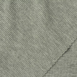 Light Grey-Green Marl Rib Knit, Viscose — photo 2
