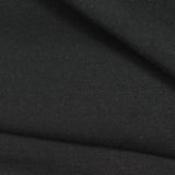 Polyester Viscose Stretch Scuba Knit Fabric, 380 gsm — Black — photo 2