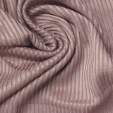 Brushed Polyester Stretch Chunky Knit Fabric, 220 gsm — Pink — photo 2