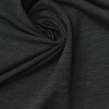 Dark Grey Marl Jersey Knit, Polyester — photo 2
