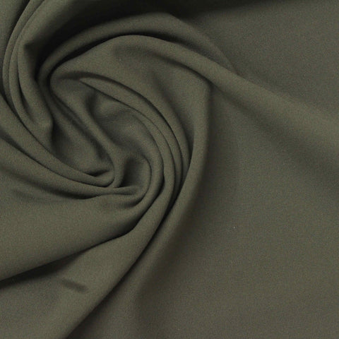 Nylon Stretch Interlock Knit Fabric, 210 gsm, 160 cm — Khaki