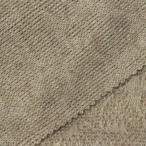 Viscose Polyester Blend Pointelle Knit Fabric, 270 gsm, 163 cm — Khaki