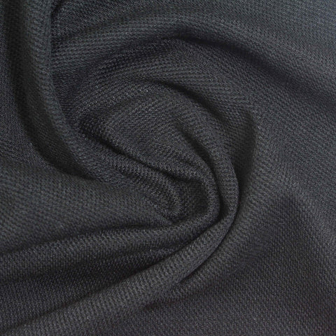 Polyester Cotton Jersey Knit Fabric, 210 gsm, 180 cm — Navy